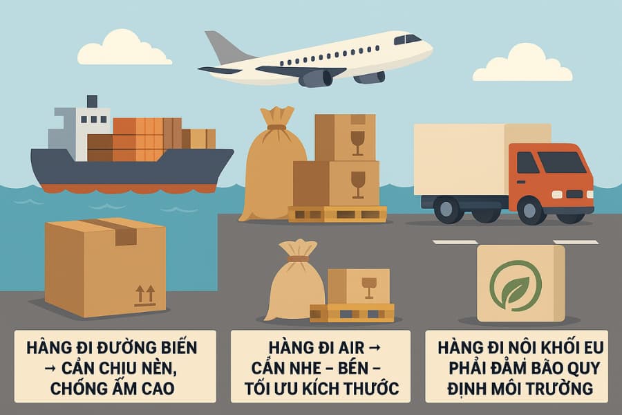 Ảnh: Vận chuyển đường biển Biển – Air – Road